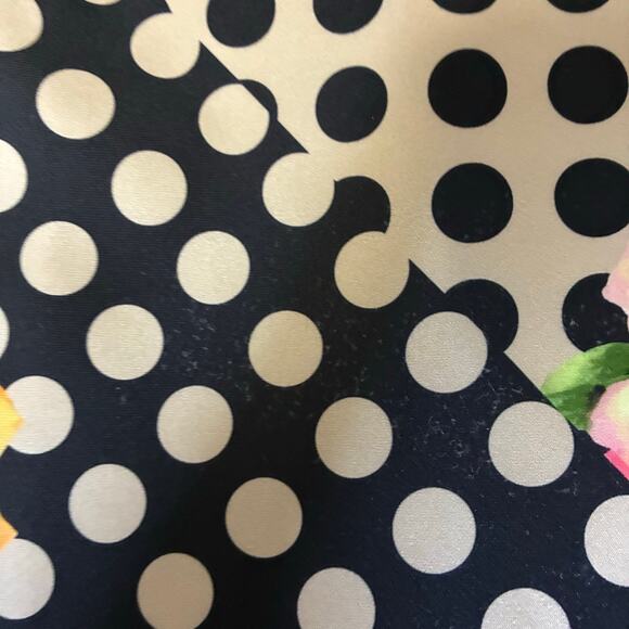 Joseph Ribkoff Women's Sheath Dress US 14 Bright Floral Asym Dots Sleeveless - Picture 5 of 9